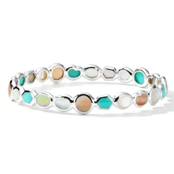 All-Over Stone Bangle Bracelet
