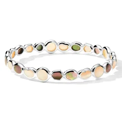 All-Over Stone Bangle Bracelet