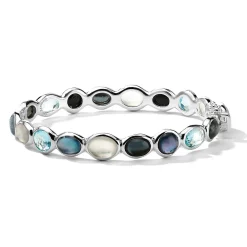 All-Stone Hinged Bracelet