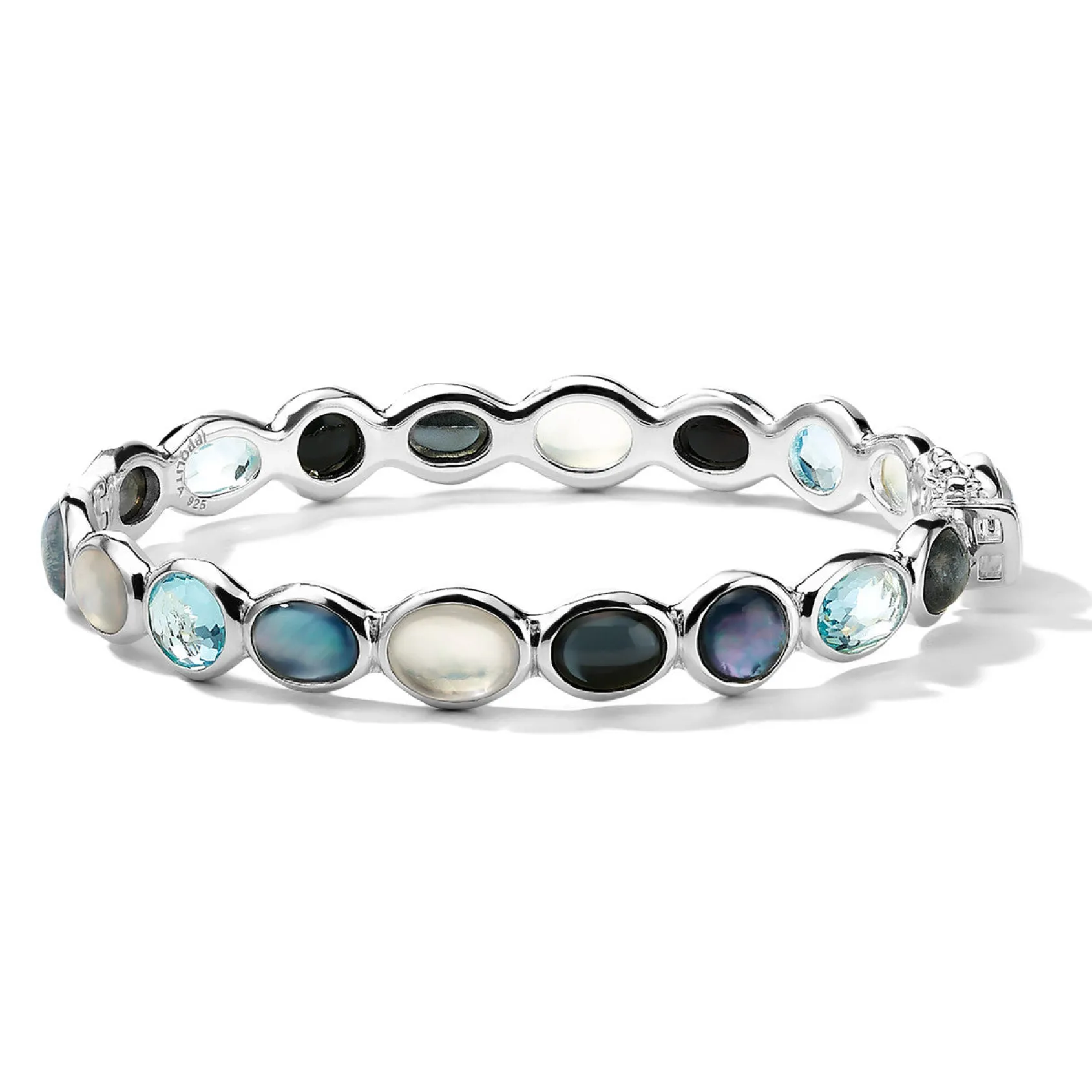 All-Stone Hinged Bracelet