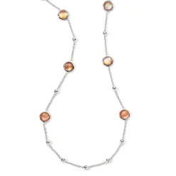 Ball & Stone Station Necklace