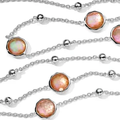 Ball & Stone Station Necklace