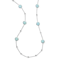 Ball & Stone Station Necklace