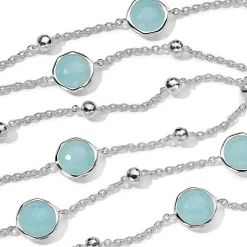 Ball & Stone Station Necklace
