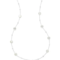 Ball & Stone Station Necklace
