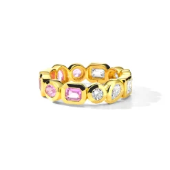 Caramella Fancy Cut Eternity Band Ring (.9ctw)