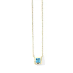 Caramella Square Pendant Necklace
