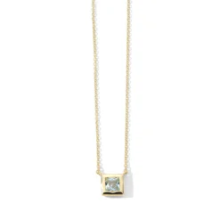Caramella Square Pendant Necklace