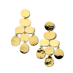 Crinkle Chandelier Earrings