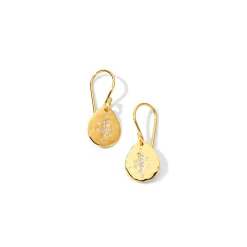 Crinkle Small Teardrop Earrings