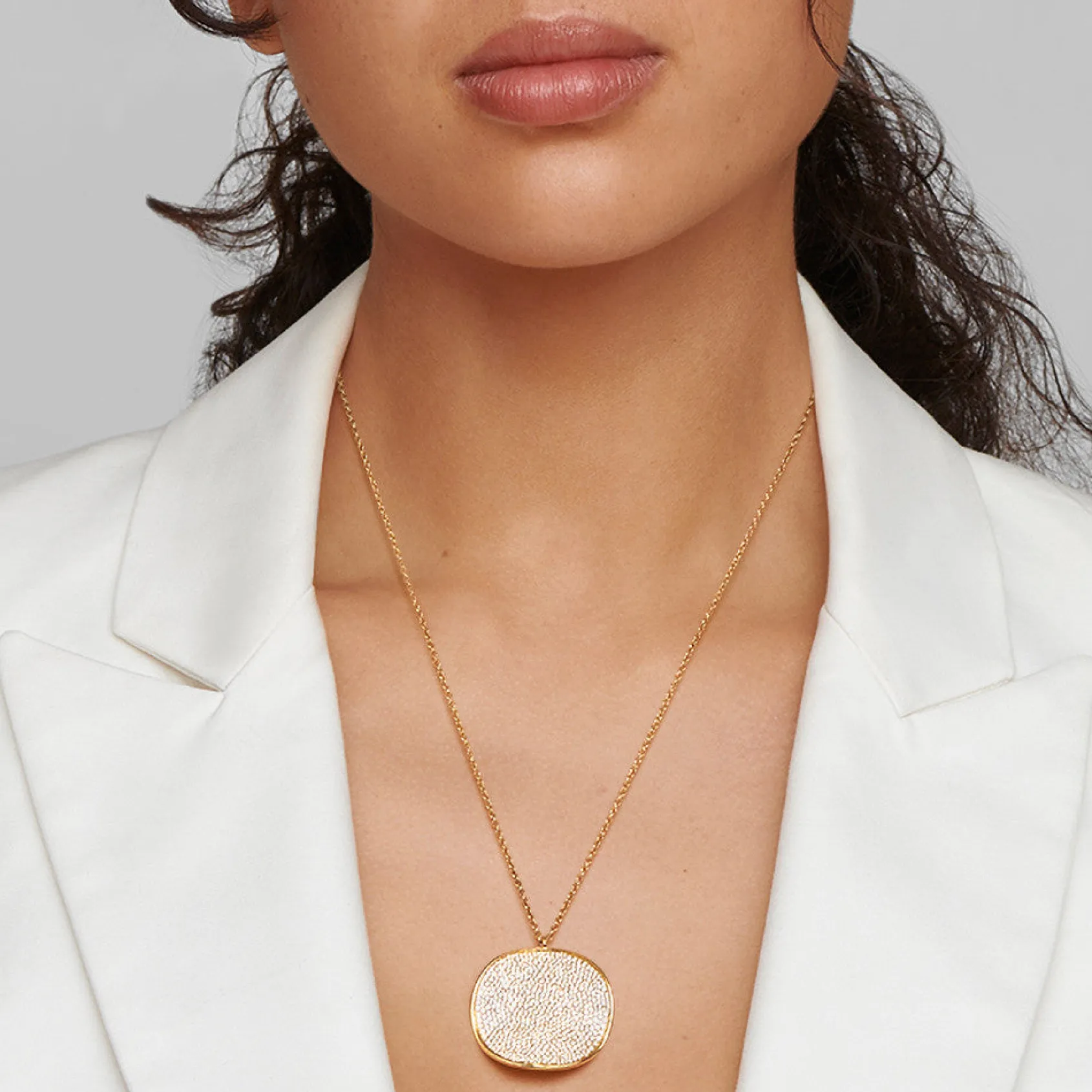 Extra Large Flower Pendent Necklace