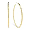 Extra Large Hammered Hoop Earrings