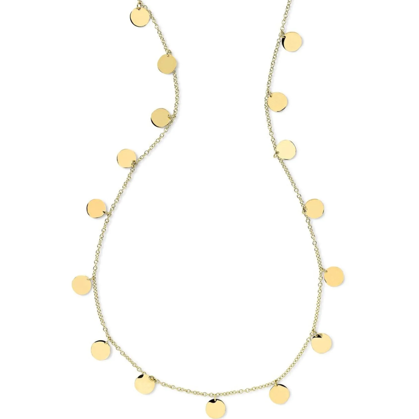 Extra Long Paillette Layering Necklace