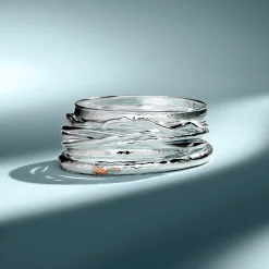 Flat Hammered Bangle