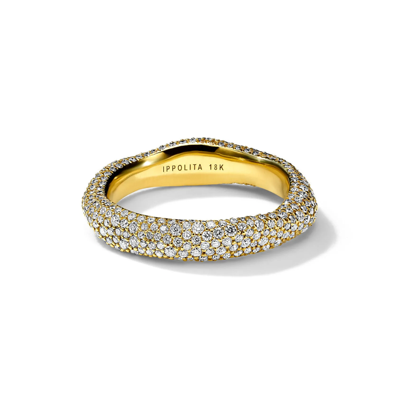 Full Pavé Squiggle Band Ring (1.72ctw)