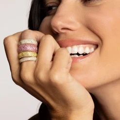 Full Pavé Squiggle Band Ring (1.72ctw)