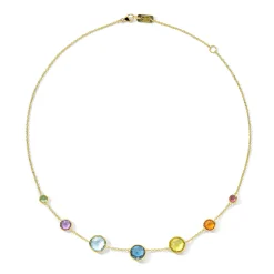 Graduated 7-Stone Necklace 16-18"