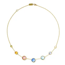 Graduated 7-Stone Necklace 16-18