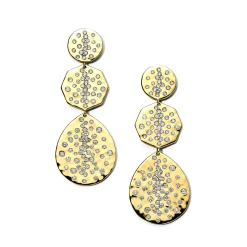 Hammered Crinkle Crazy 8's Earrings
