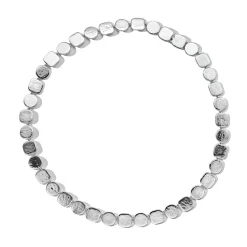 Hammered Surface Flexible Necklace