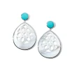 Lace Teardrop Earrings
