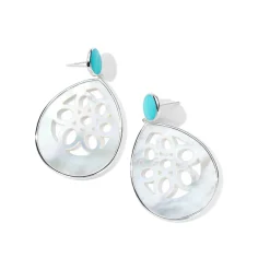 Lace Teardrop Earrings