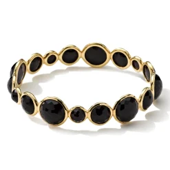Large All Around Stone Bangle