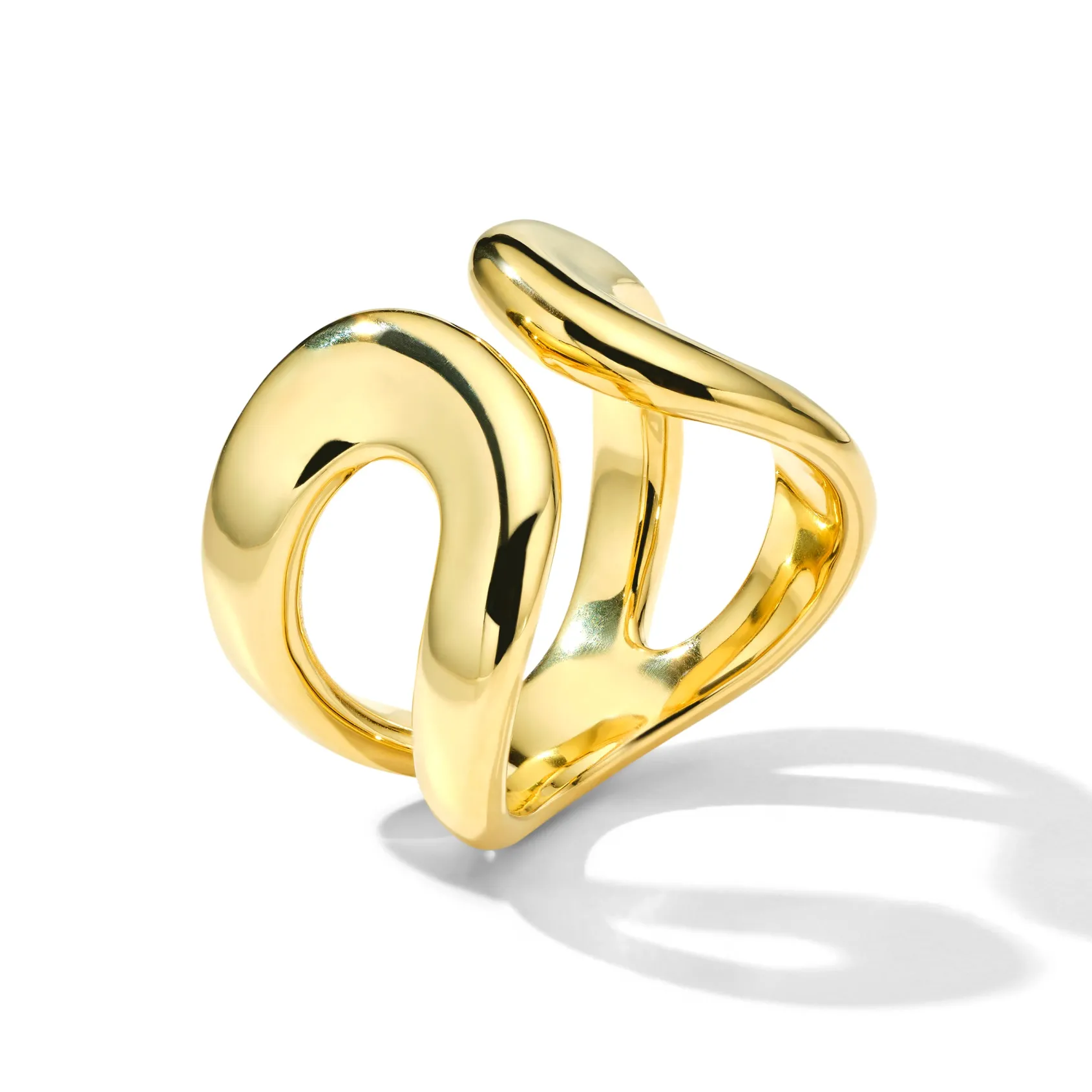 Large Cherish Link Cocktail Ring
