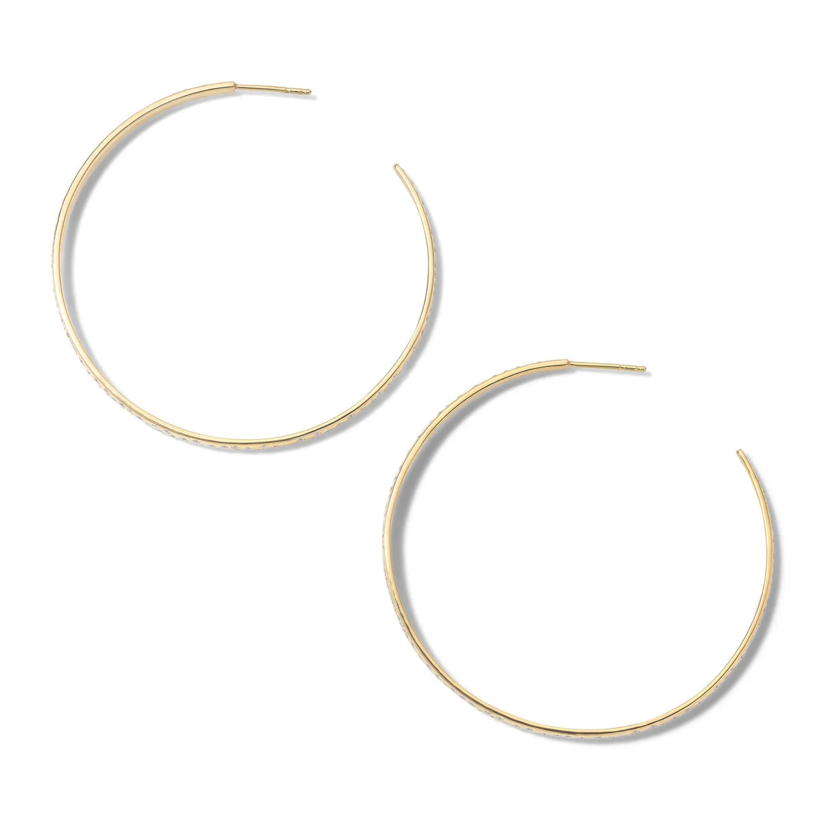 Large Crinkle Hoop Earrings (1.52ctw)