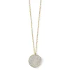 Large Flower Pendant Necklace 16" (1.06ctw)