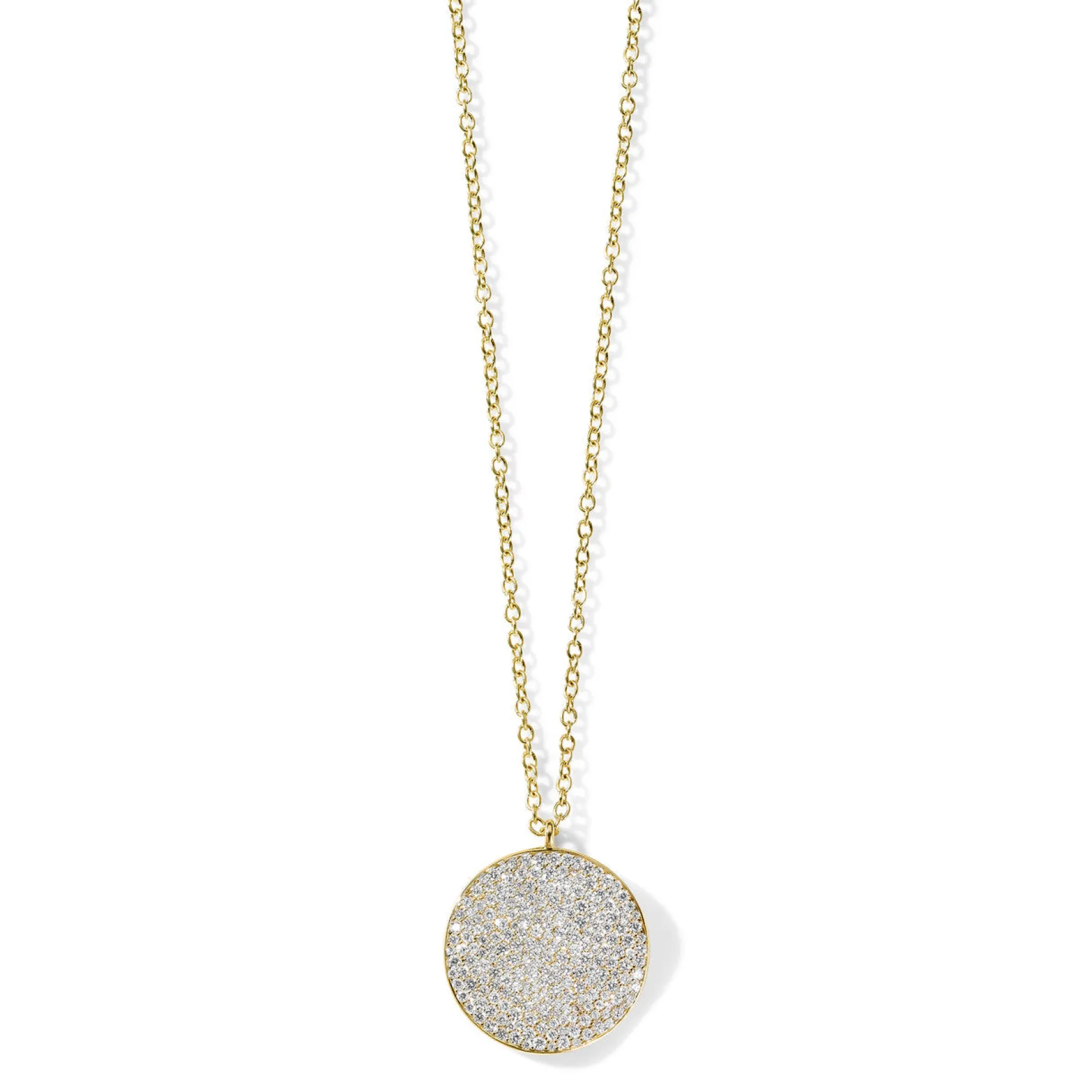 Large Flower Pendant Necklace 16" (1.06ctw)
