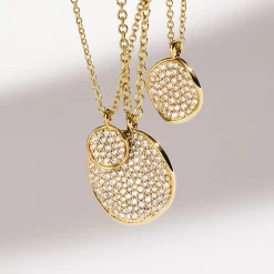Large Flower Pendant Necklace 16