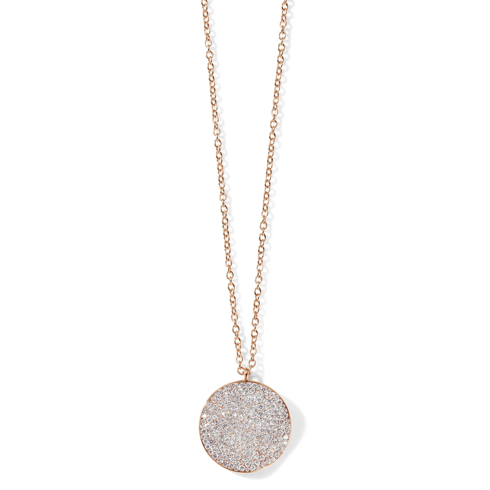 Large Flower Pendant Necklace 16" (1.06ctw)