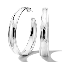 Large Goddess Hoop Earrings
