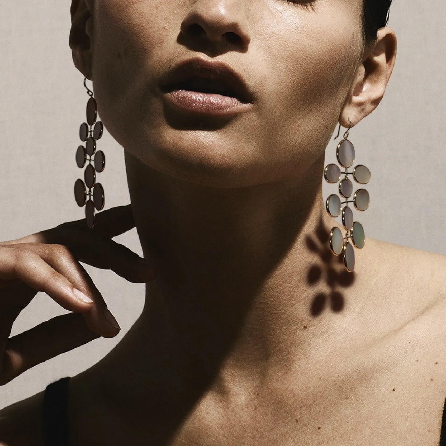 Large Mobile Drop Earrings
