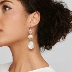 Large Polished Crazy 8's Earrings