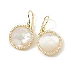 Large Round Studded Earrings