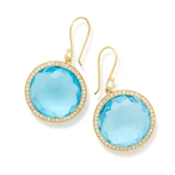 Large Round Studded Earrings