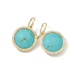 Large Round Studded Earrings