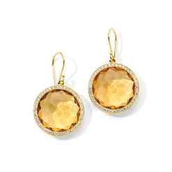Large Round Studded Earrings