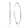 Large Squiggle Hoop Earrings