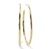 Large Squiggle Hoop Earrings