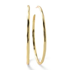 Large Squiggle Hoop Earrings