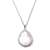 Large Teardrop Pendant Necklace