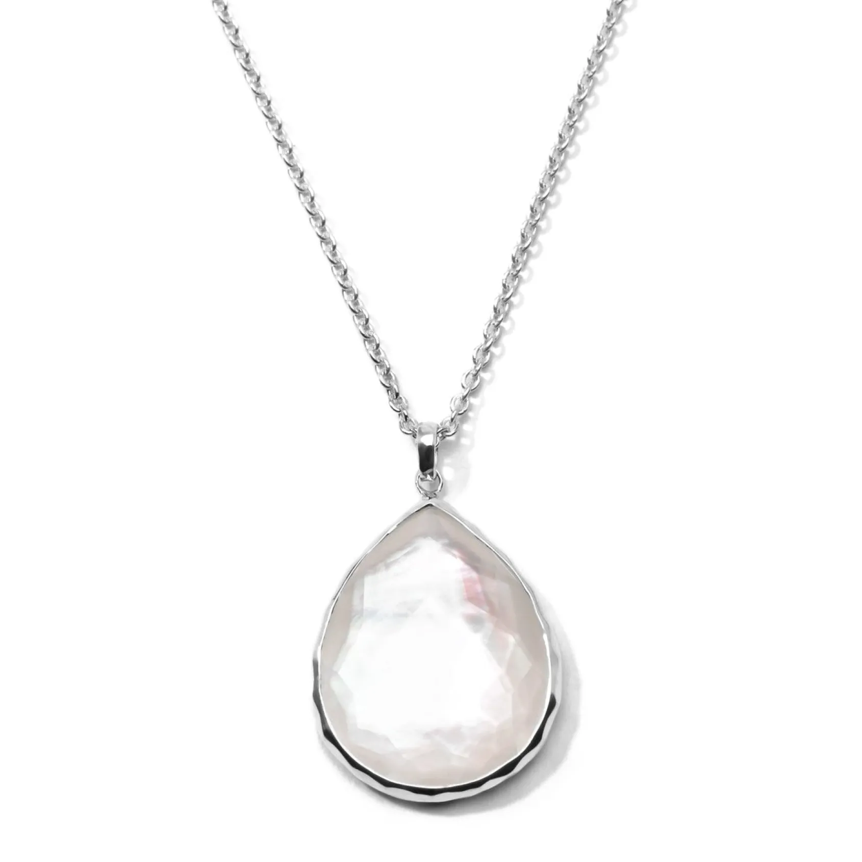 Large Teardrop Pendant Necklace