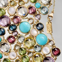 Lollitini Short Multi-Stone Necklace