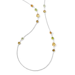Long Mixed Shape Station Necklace