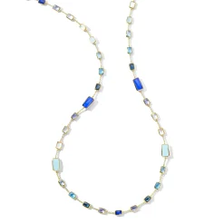 Long Multi-Stone Gelato Necklace 34.5"