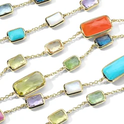Long Multi-Stone Gelato Necklace 34.5