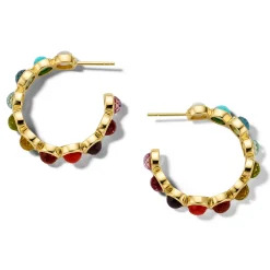 Medium Bubble Hoop Earrings